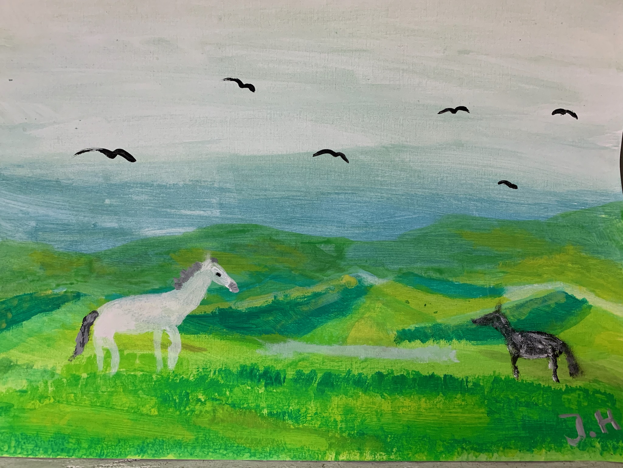 Der Schimmel und der Wolf