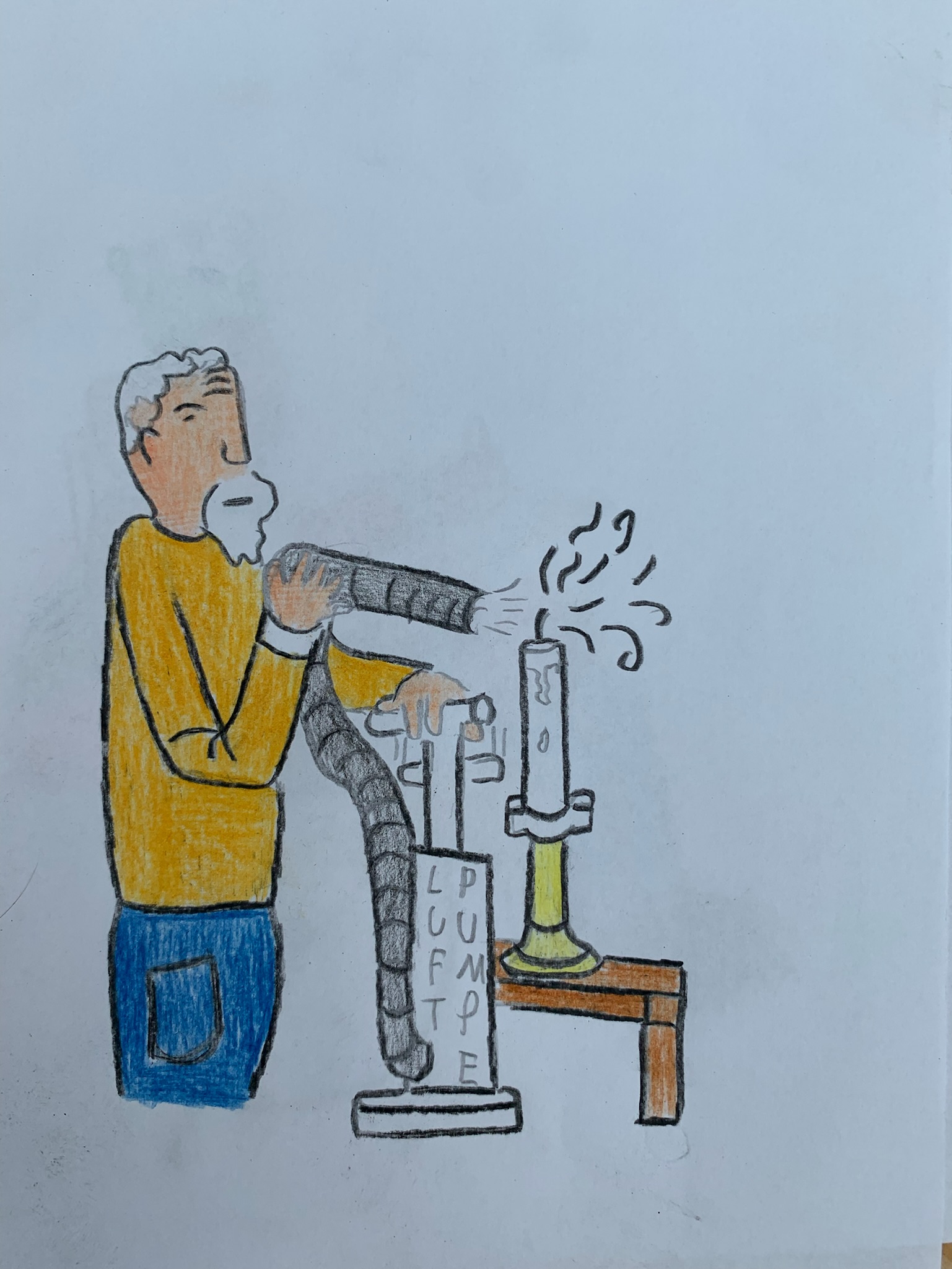 Kerzenauspustmaschine